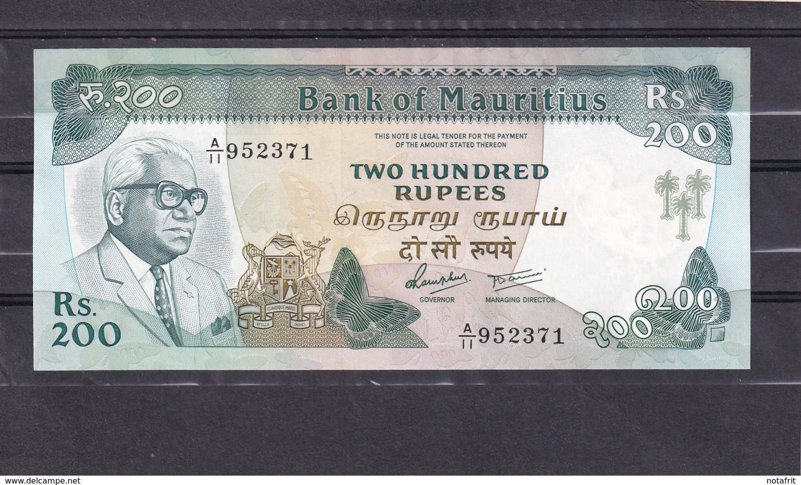 Mauritius 200 Rupees  UNC - Autres - Afrique