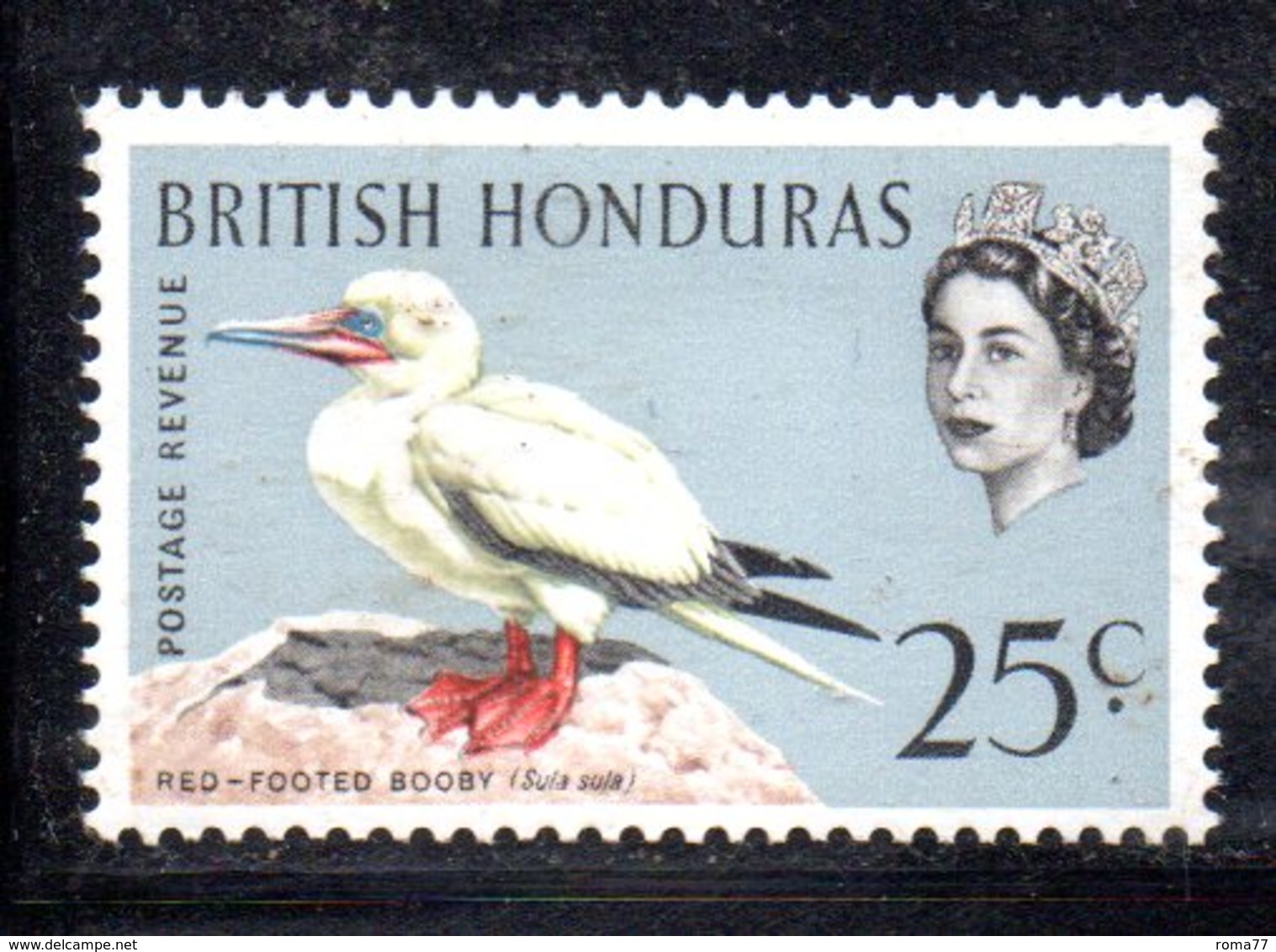 XP3593 -  BRITISH HONDURAS  1962, 25  Cents N. 177  *** - Honduras Britannico (...-1970)