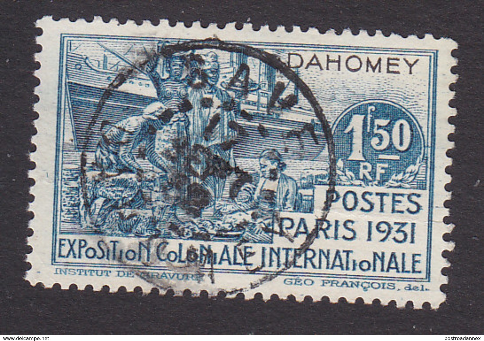 Dahomey, Scott #100, Used, Colonial Exposition, Issued 1931 - Used Stamps