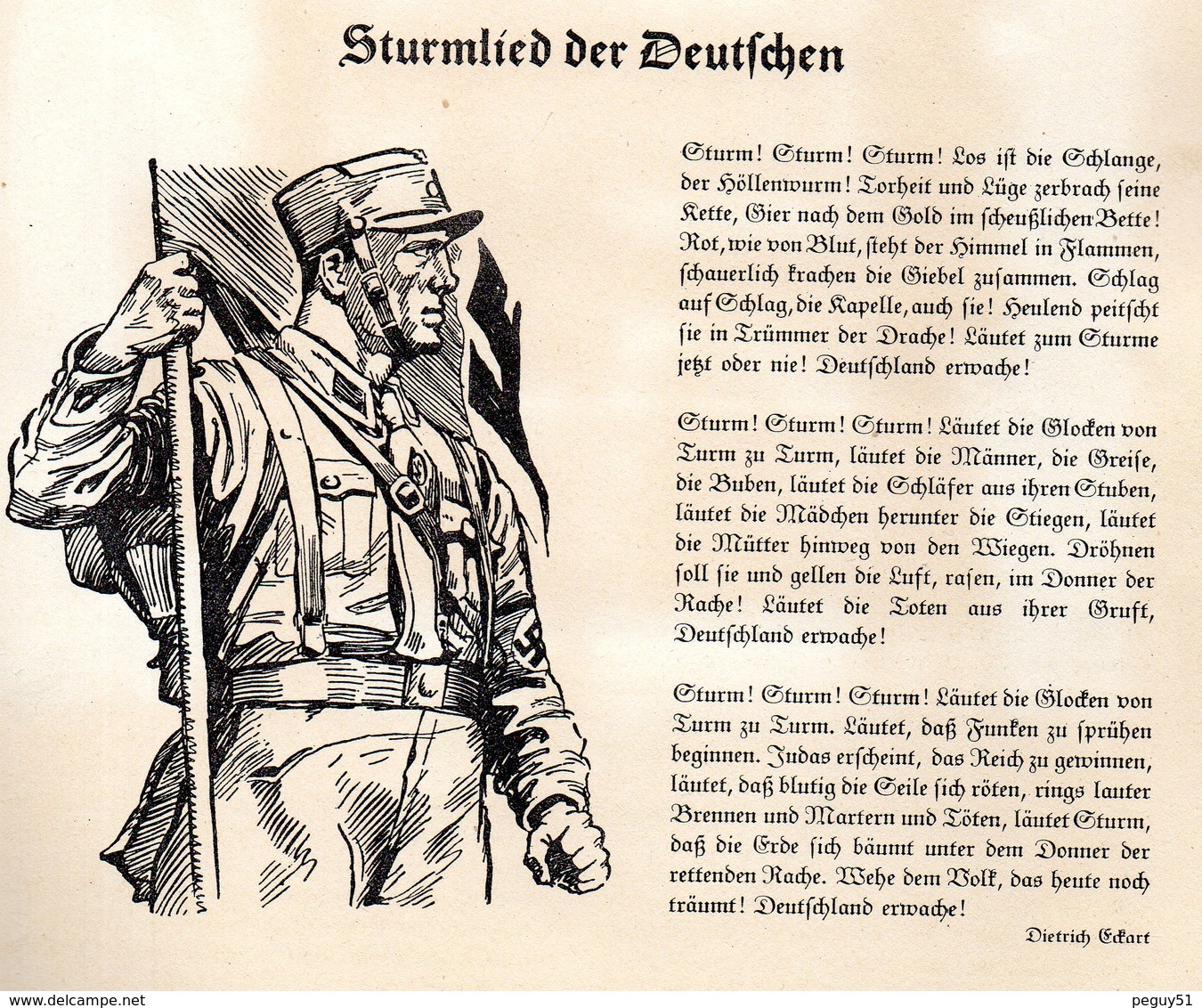 Deutschland erwacht. Histoire illustrée du NSDAP de 1920 à 1933. Cigaretten-Bilderdienst, Hamburg- Bahrenfeld 1933