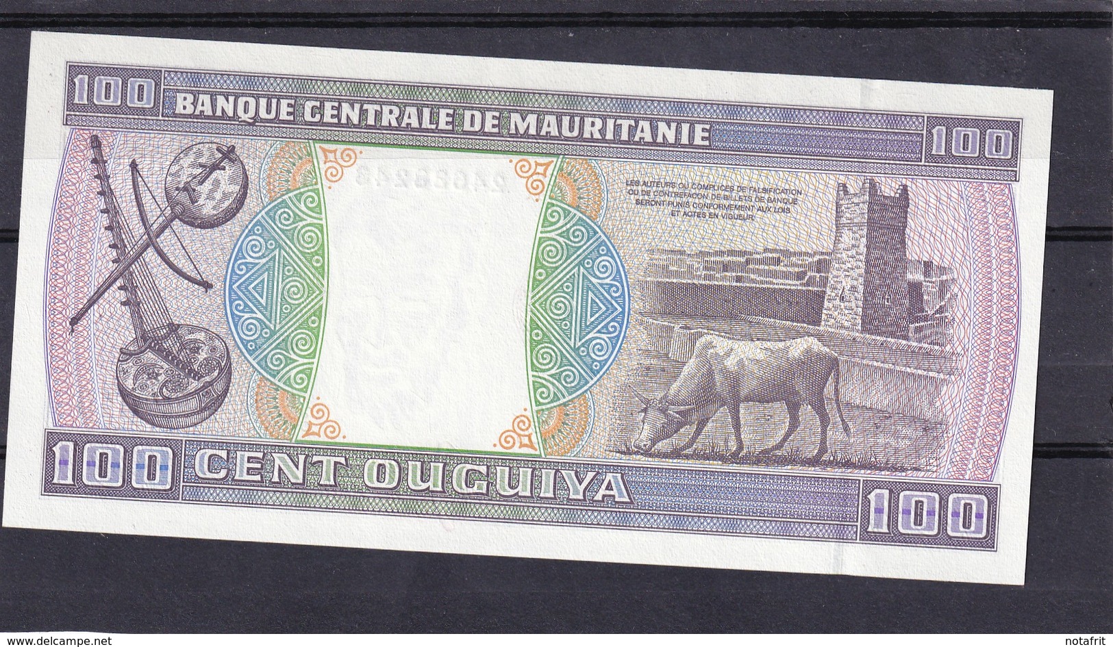 Mauritania100 Ougouya  1993 Unc - Autres - Afrique