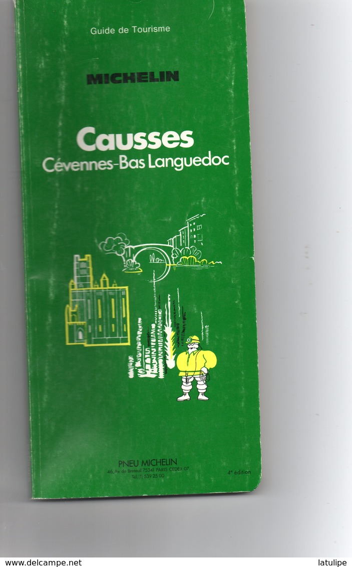 Guide De Tourisme ( MICHELIN) Sur Causses-Cevennes-Bas-Languedoc De 172 Pages 26 X12 X 1 - Michelin (guias)