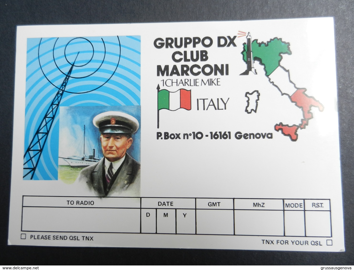 19917) GRUPPO DX CLUB MARCONI RADIOAMATORI GENOVA - Other & Unclassified