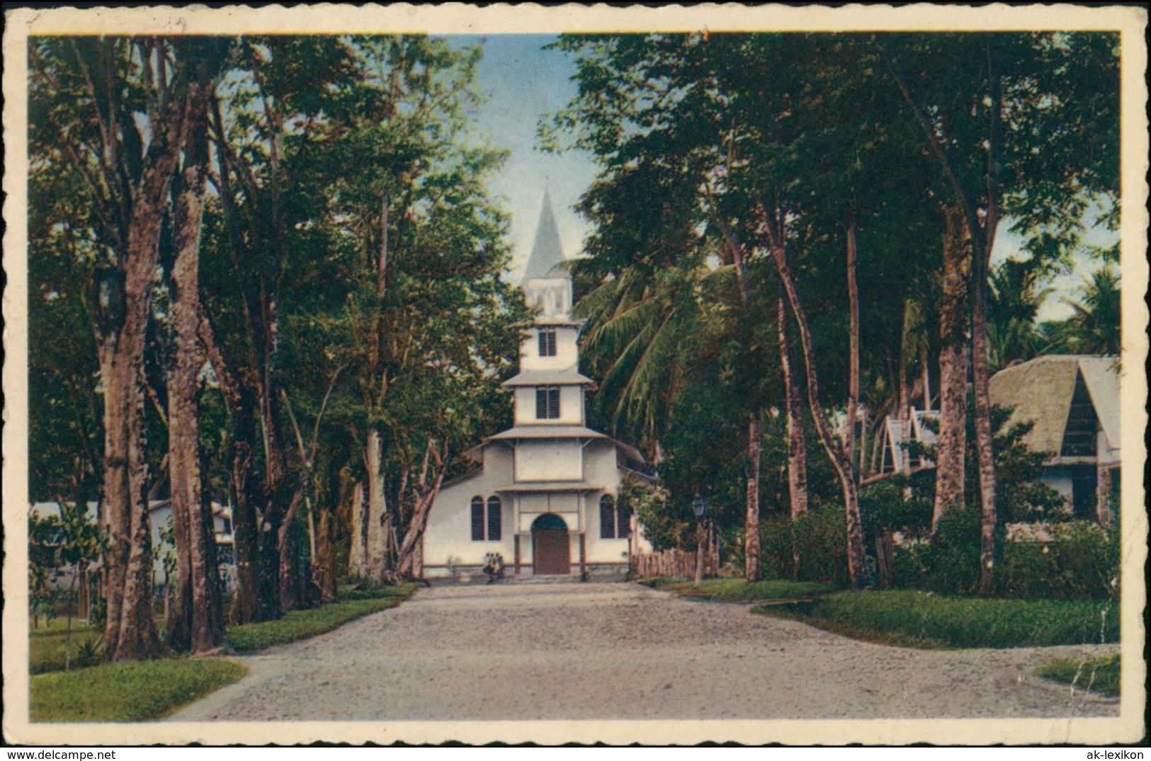 Postcard Nias Rheinische Mission Goennoeng Sitoli Indonesia 1934 - Indonesien