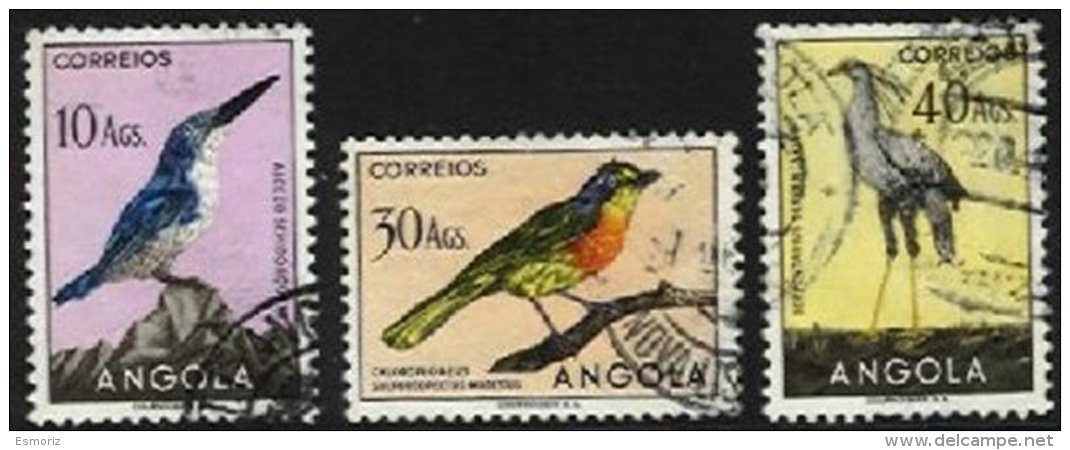 ANGOLA, AF 342, 347/48: Yv 344, 349/50, Used, F/VF, Cat. &euro; 30,00 - Angola