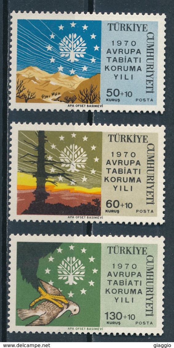 °°° TURKEY - Y&T N°1933/35 - 1970 MNH °°° - Nuovi