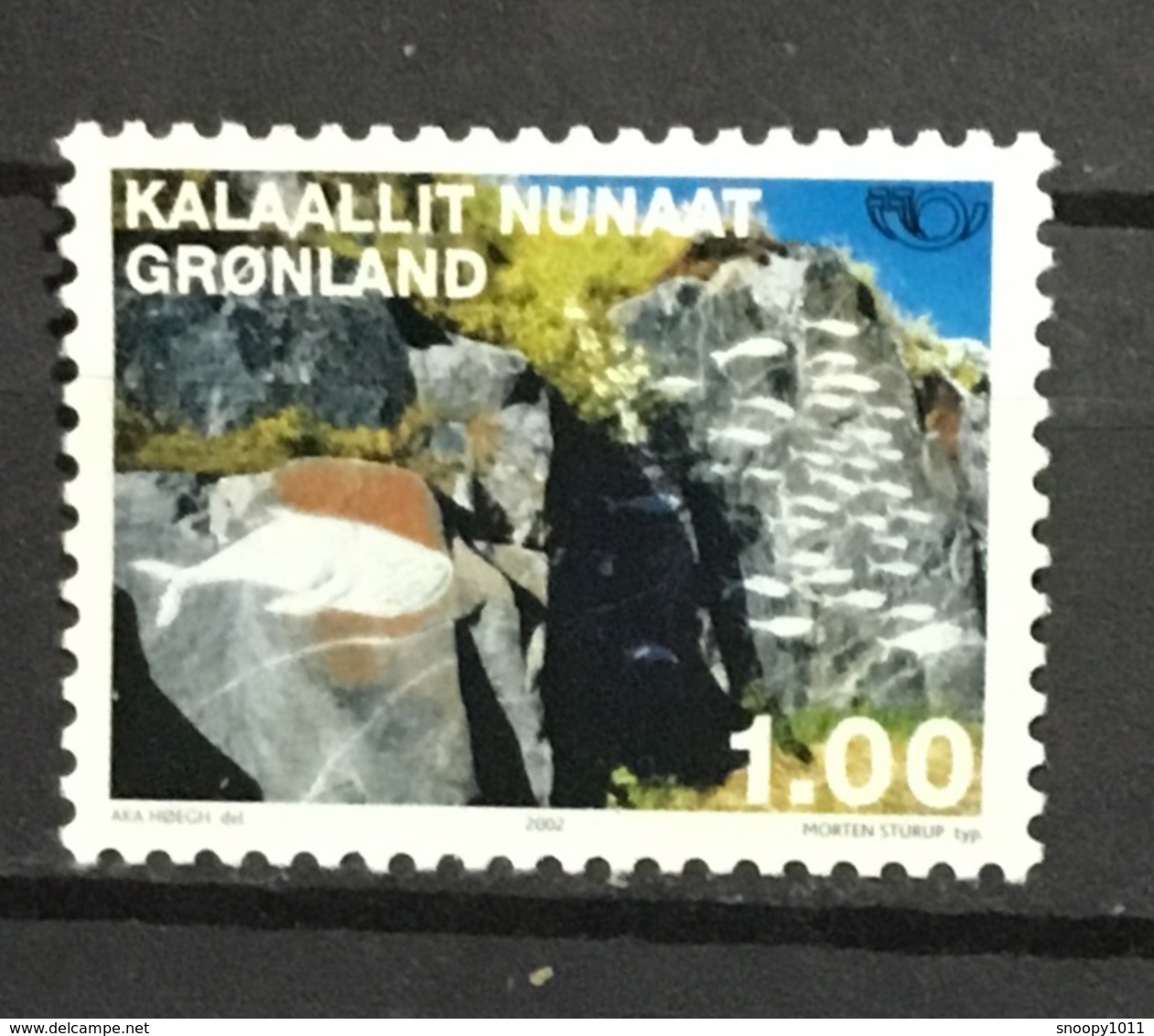 GREENLAND # 394-395. Sculptures: "Stone & Man," And "Nuuk Snow Festival." MNH (**) - Unused Stamps