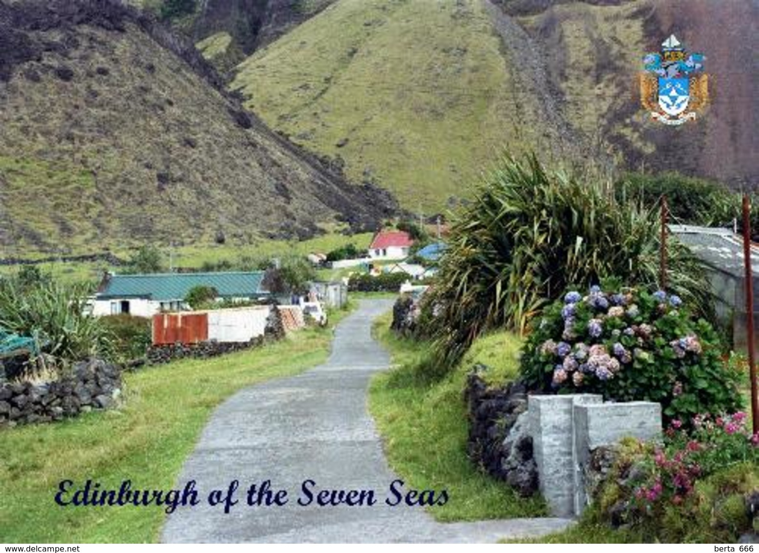 Tristan Da Cunha Island Edinburgh Of The Seven Seas Settlement New Postcard - Wereld