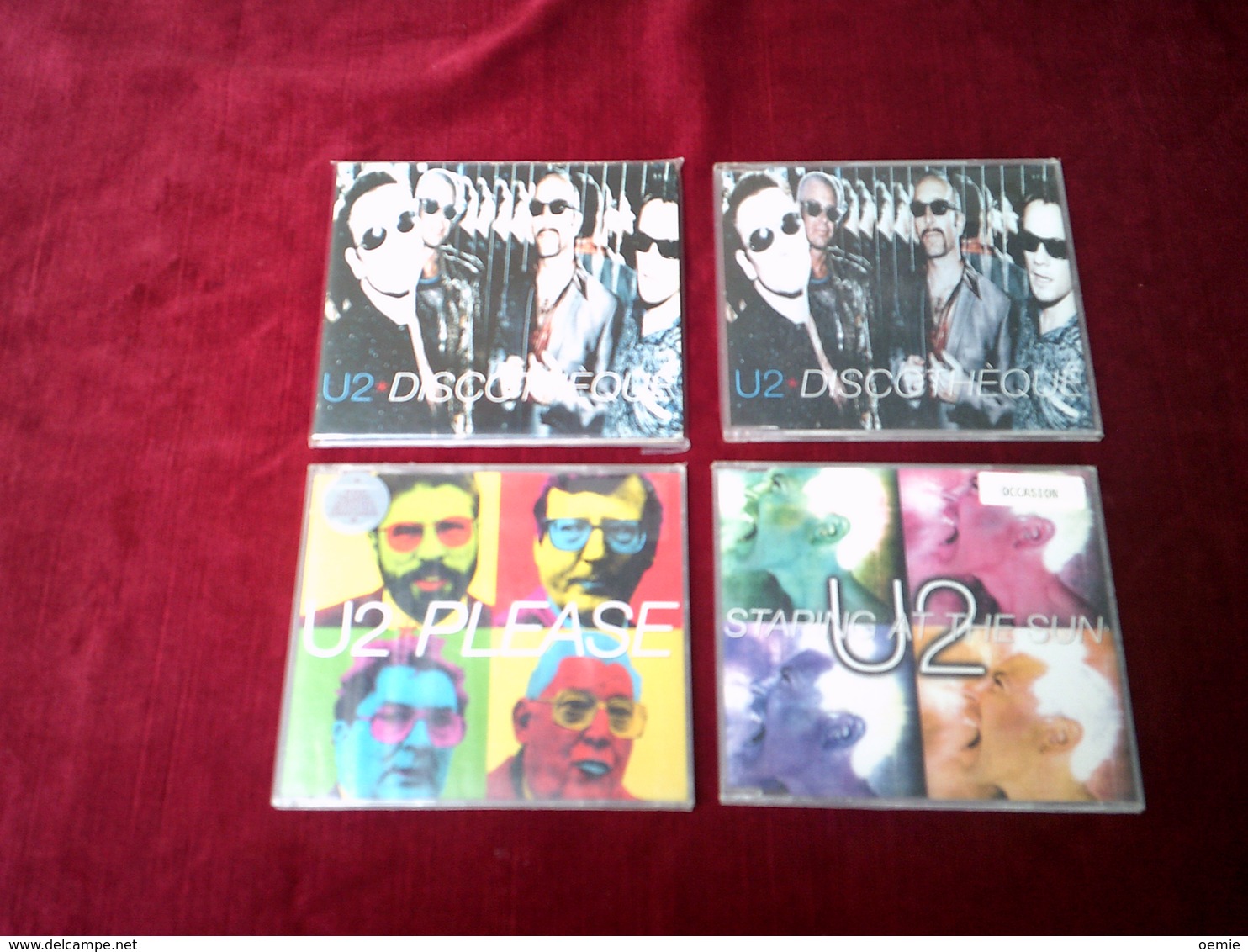 U2 °°  COLLECTION 1 CD ALBUM + 4  Cd Single Maxi - Collections Complètes