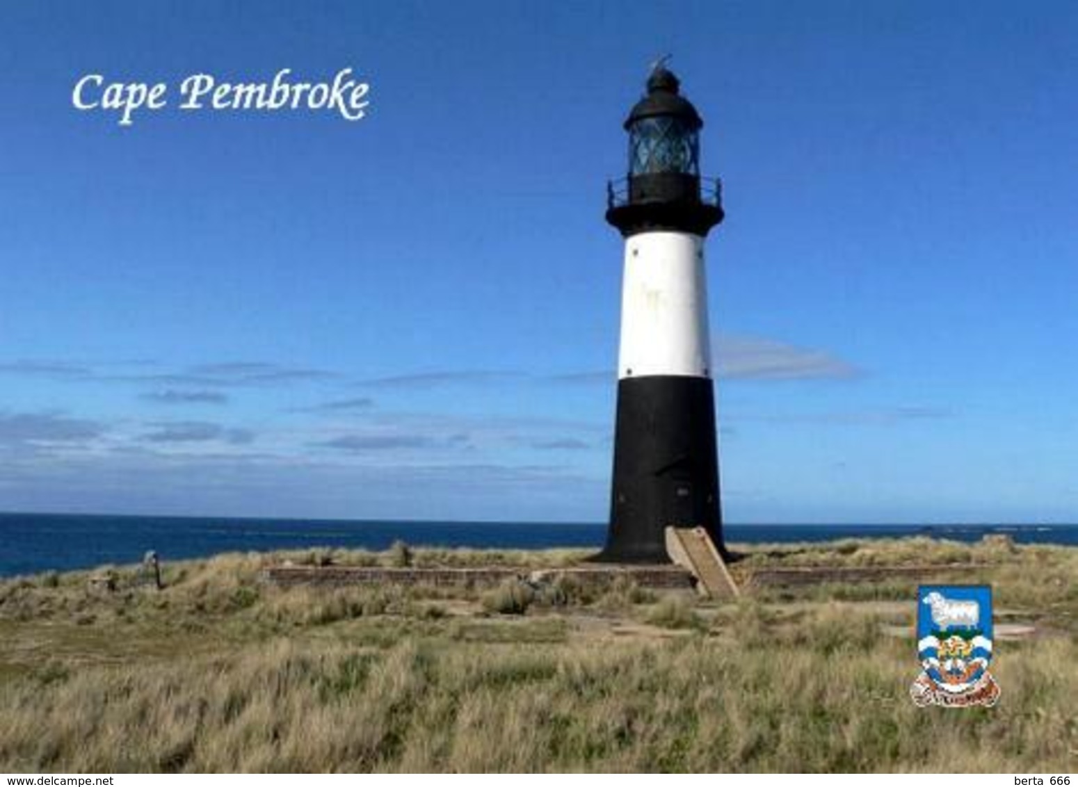 Fakland Islands Cape Pembroke Lighthouse New Postcard Falklandinseln Malwinen AK - Falklandeilanden