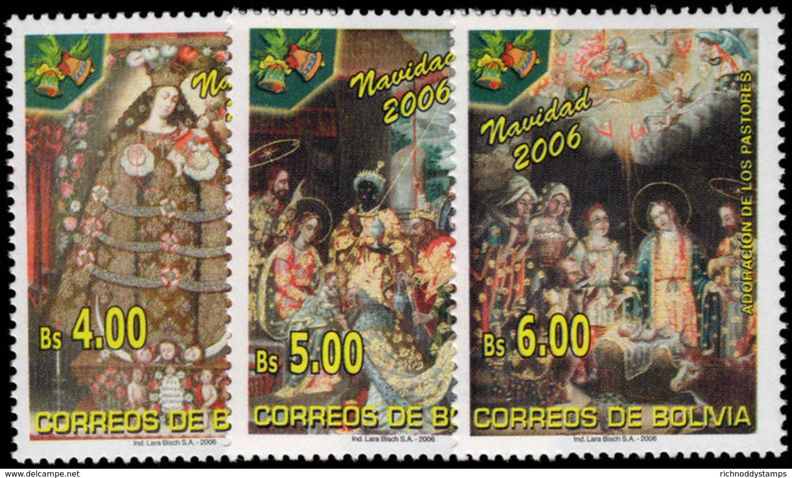 Bolivia 2006 Christmas Unmounted Mint. - Bolivien