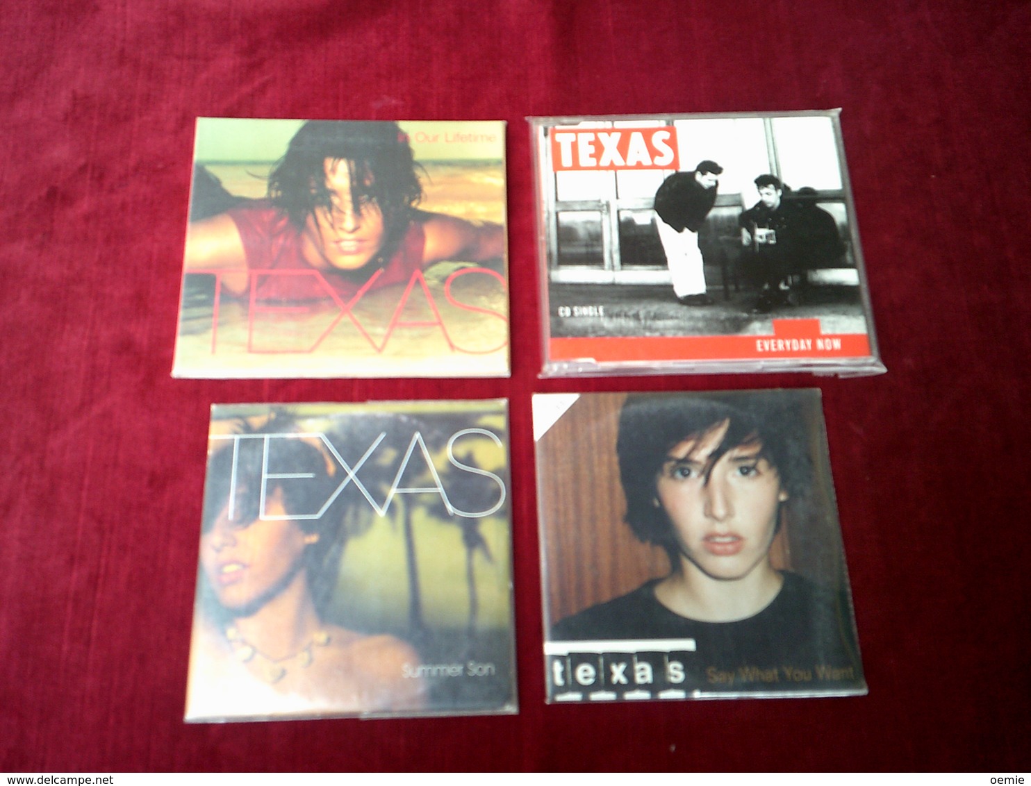 TEXAS  °° COLLECTION DE 2 MAXIS SINGLES + 2 CD SINGLES - Volledige Verzamelingen