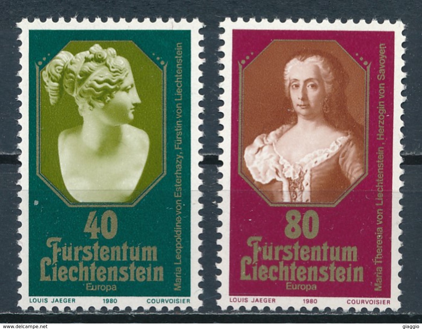 °°° LIECHTENSTEIN - Y&T N°682/83 - 1980 MNH °°° - Nuovi