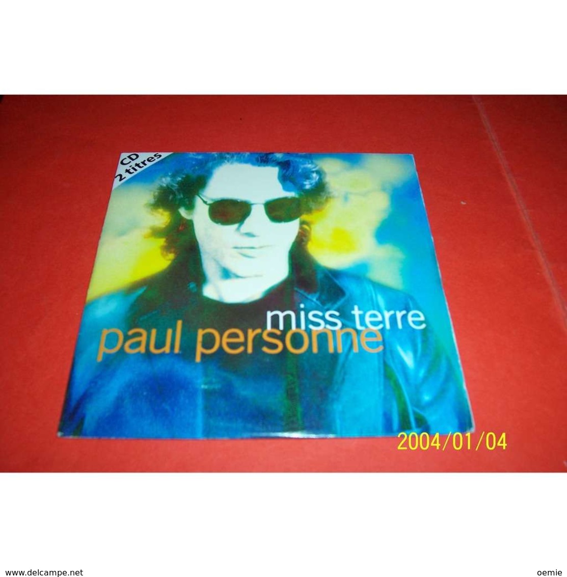 PAUL PERSONNE   °°  Miss Terre  °°  SINGLE 2 TITRES - Autres - Musique Française