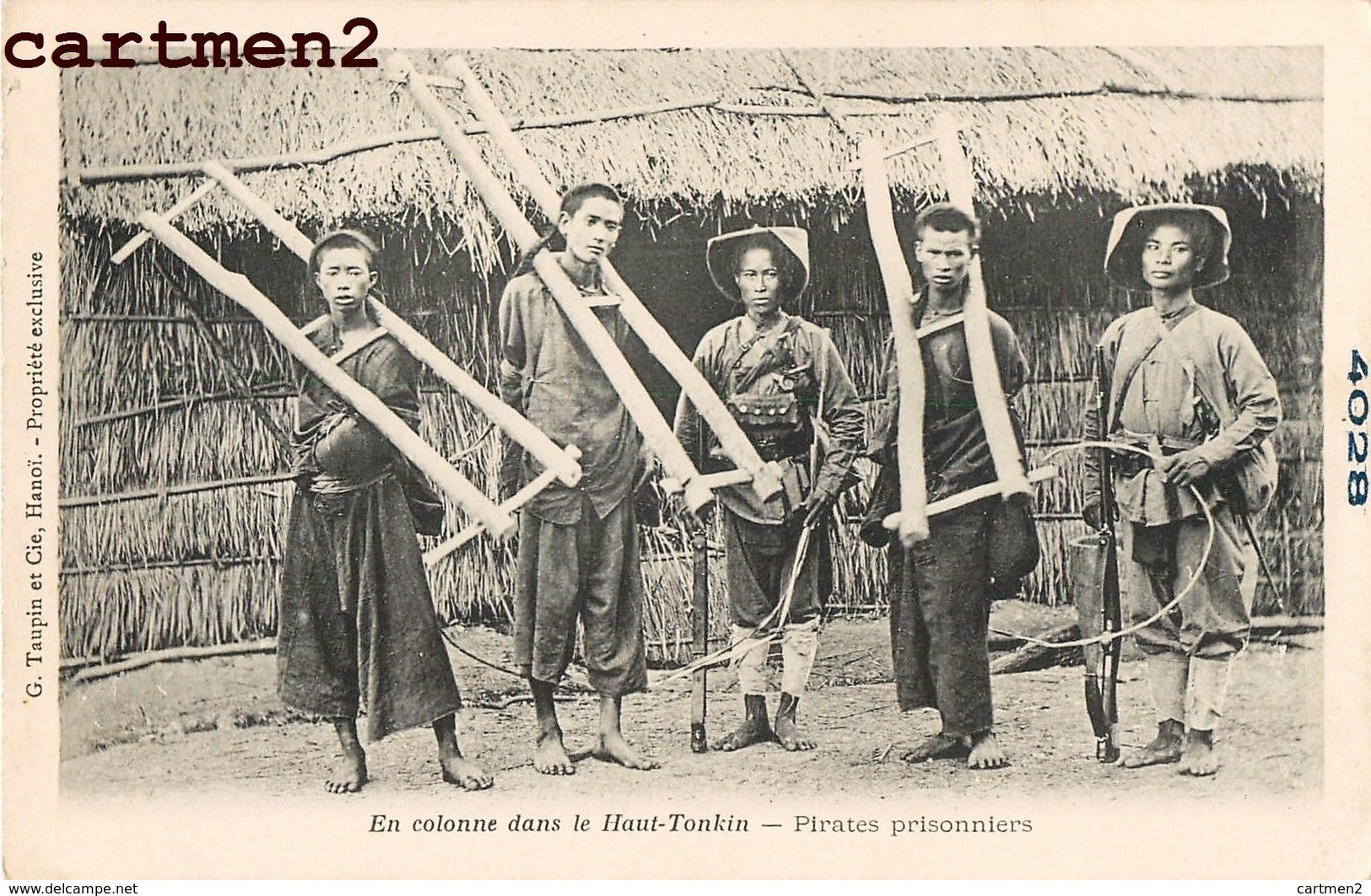 EN COLONNE DANS LE HAUT-TONKIN PIRATES PRISONNIERS GUERRE POULO-CONDOR ? BAGNE VIETNAM G. TAUPIN HANOÏ ETHNOLOGIE - Vietnam