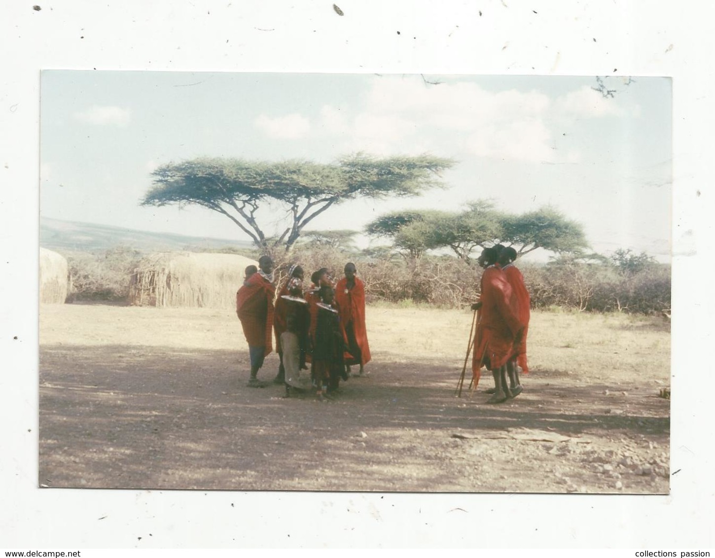 Photographie , 150 X 100 Mm, Afrique, Femmes ,hommes, Enfants - Lieux