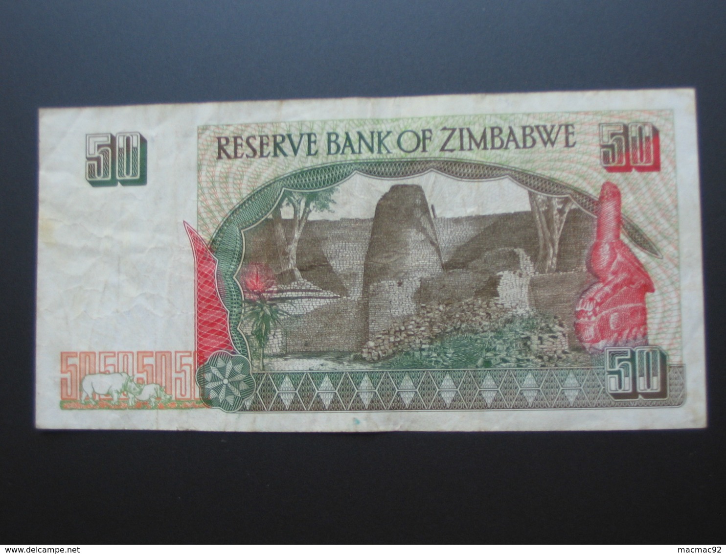 50 Fifty  Dollars 1994 - Reserve Bank Of ZIMBABWE **** EN ACHAT IMMEDIAT **** - Zimbabwe