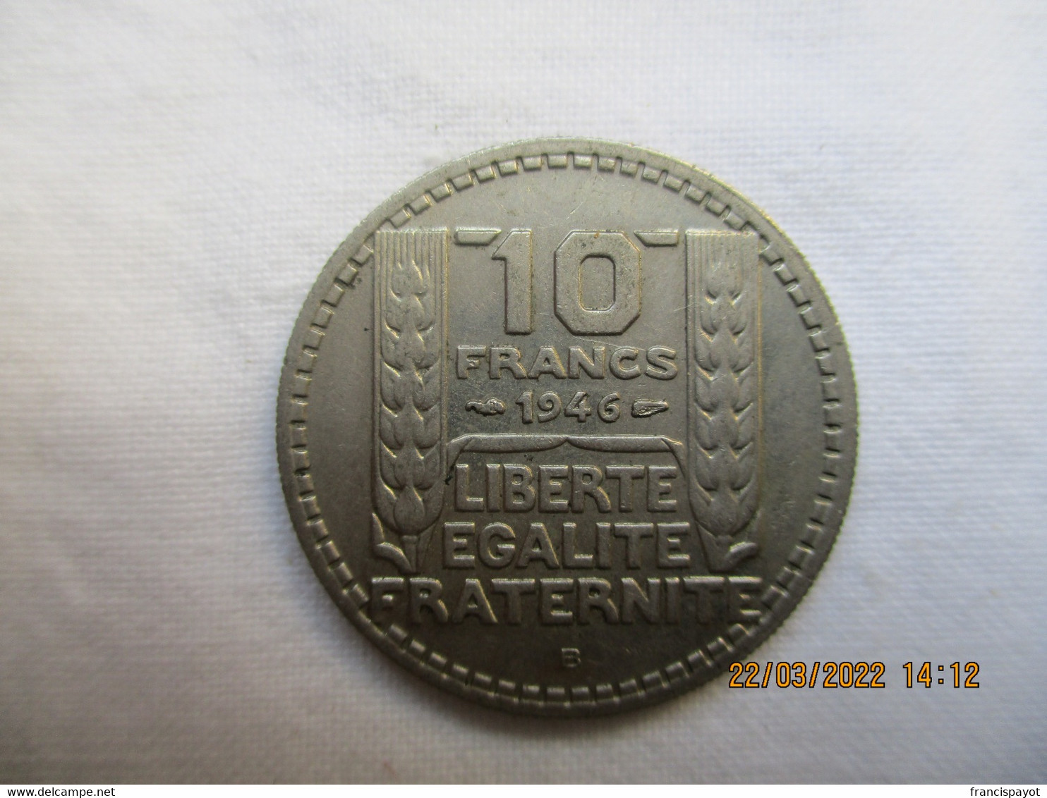 France: 10 Francs 1946 B - 10 Francs