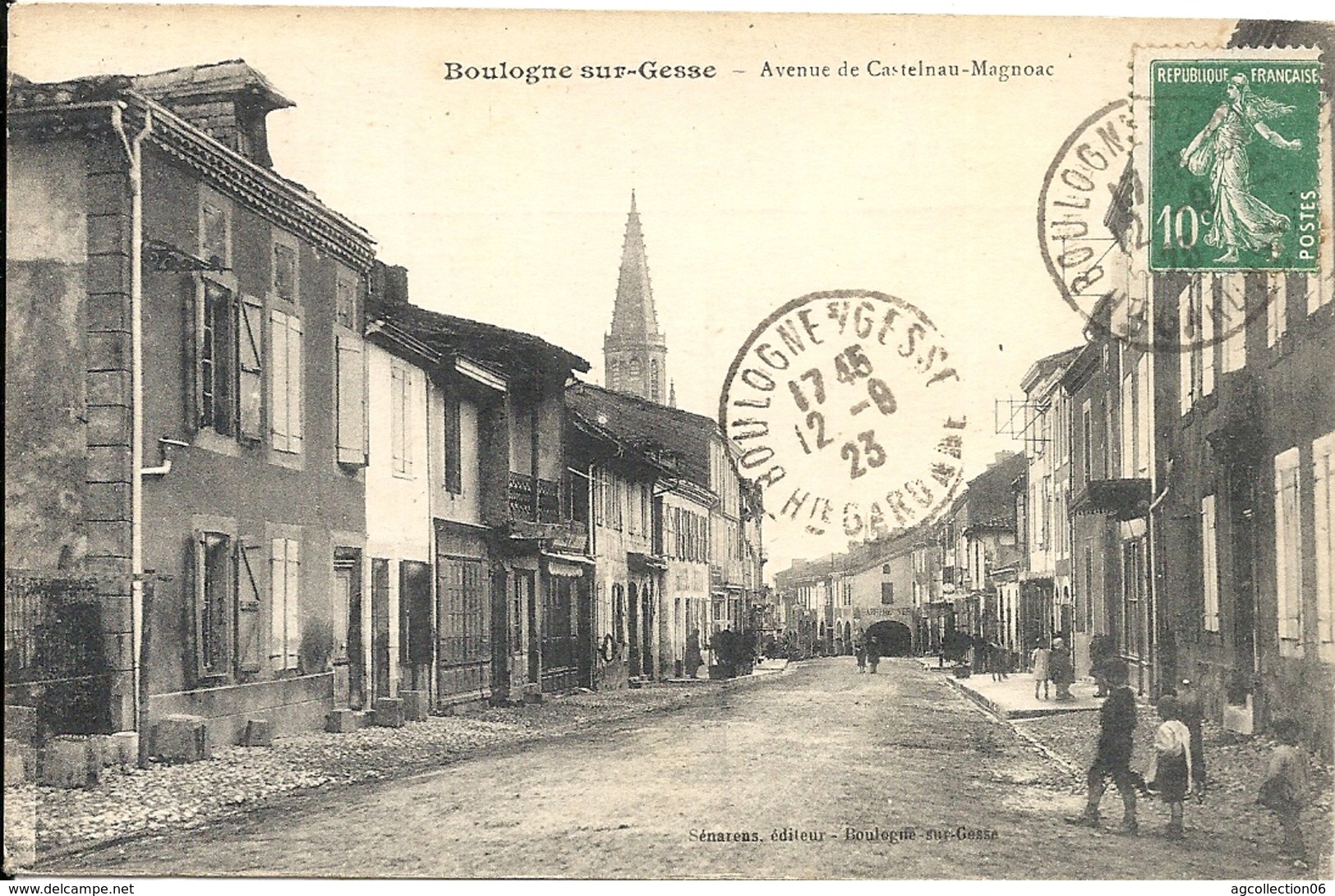 *BOULOGNE SUR GESSE. AVENUE DE CASTELNAU-MAGNOAC - Autres & Non Classés