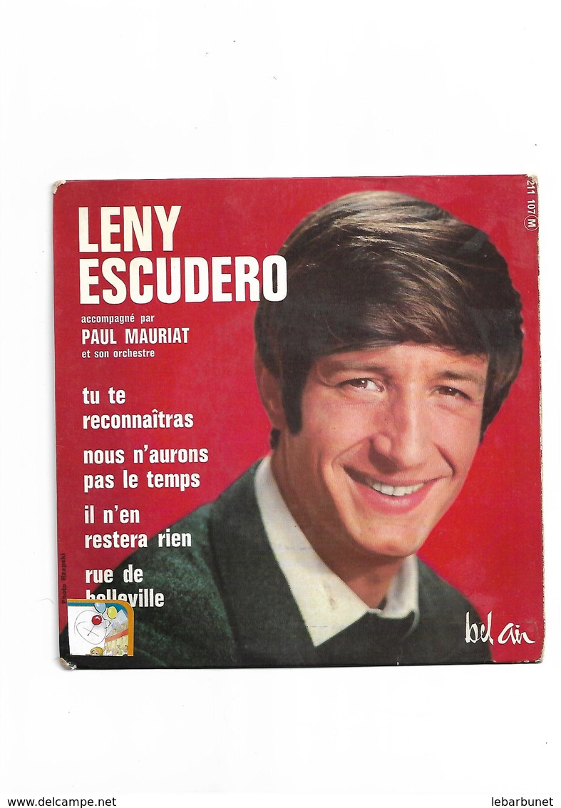 Disque 45 T Leny Escudéro 4 Titres - 45 T - Maxi-Single