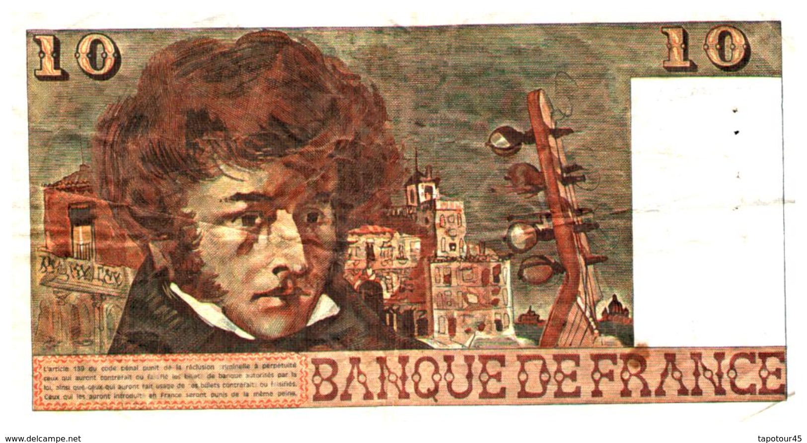 Billet  >  France > 10  Francs  F.3-7-1975.F. - 10 F 1972-1978 ''Berlioz''