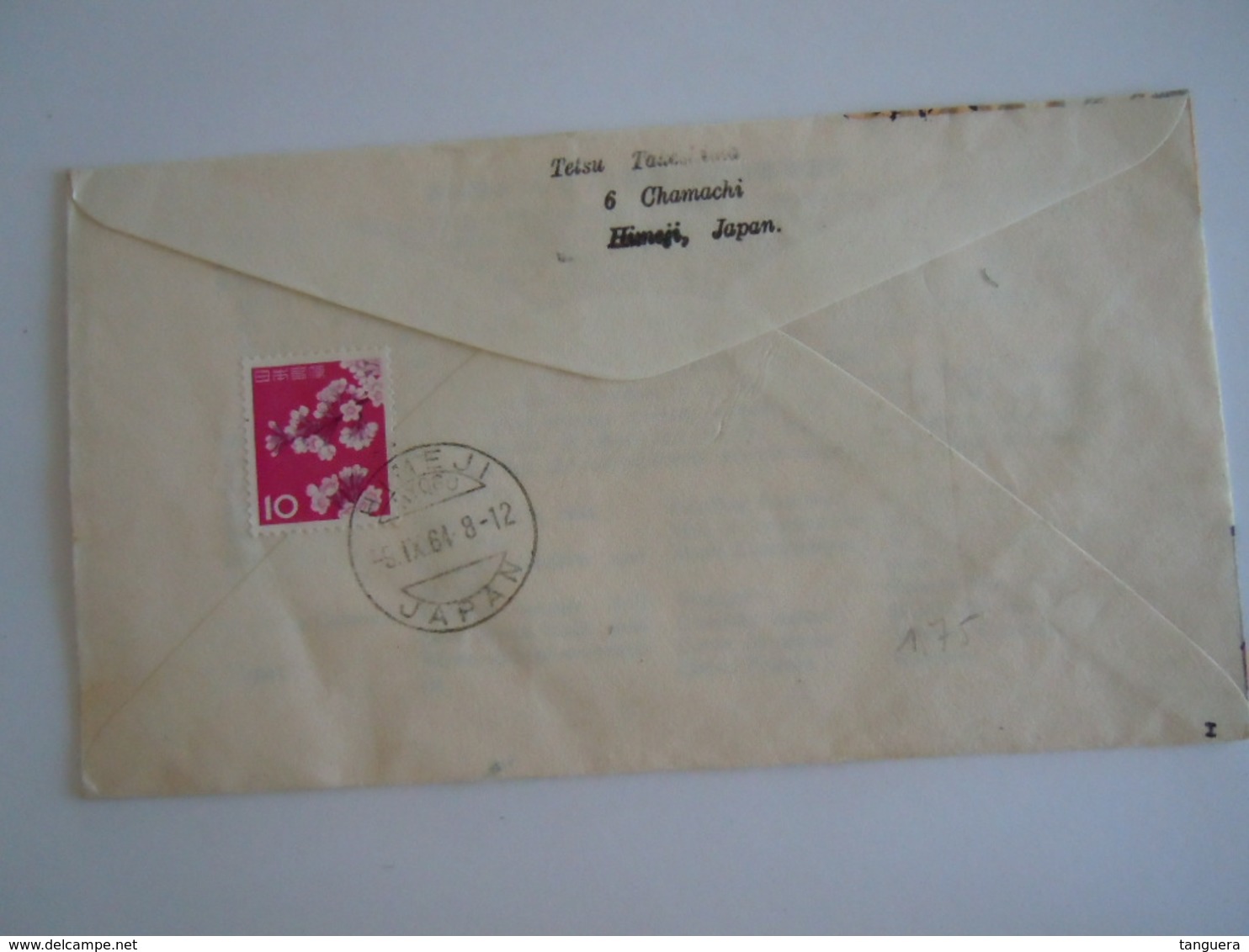 Japan Japon 1964 FDC Tokyo Ouverture Des Jeux Olympiques Flamme Eighteenth Olympiad Gelopen St. Amandsberg Yv 783 - FDC