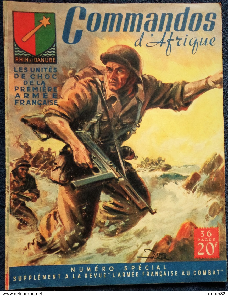 L'Armée Française Au Combat- COMMANDOS D' AFRIQUE - Édité Par Le Service D'Information Du Ministère Des Armées -(1946) . - Weltkrieg 1939-45