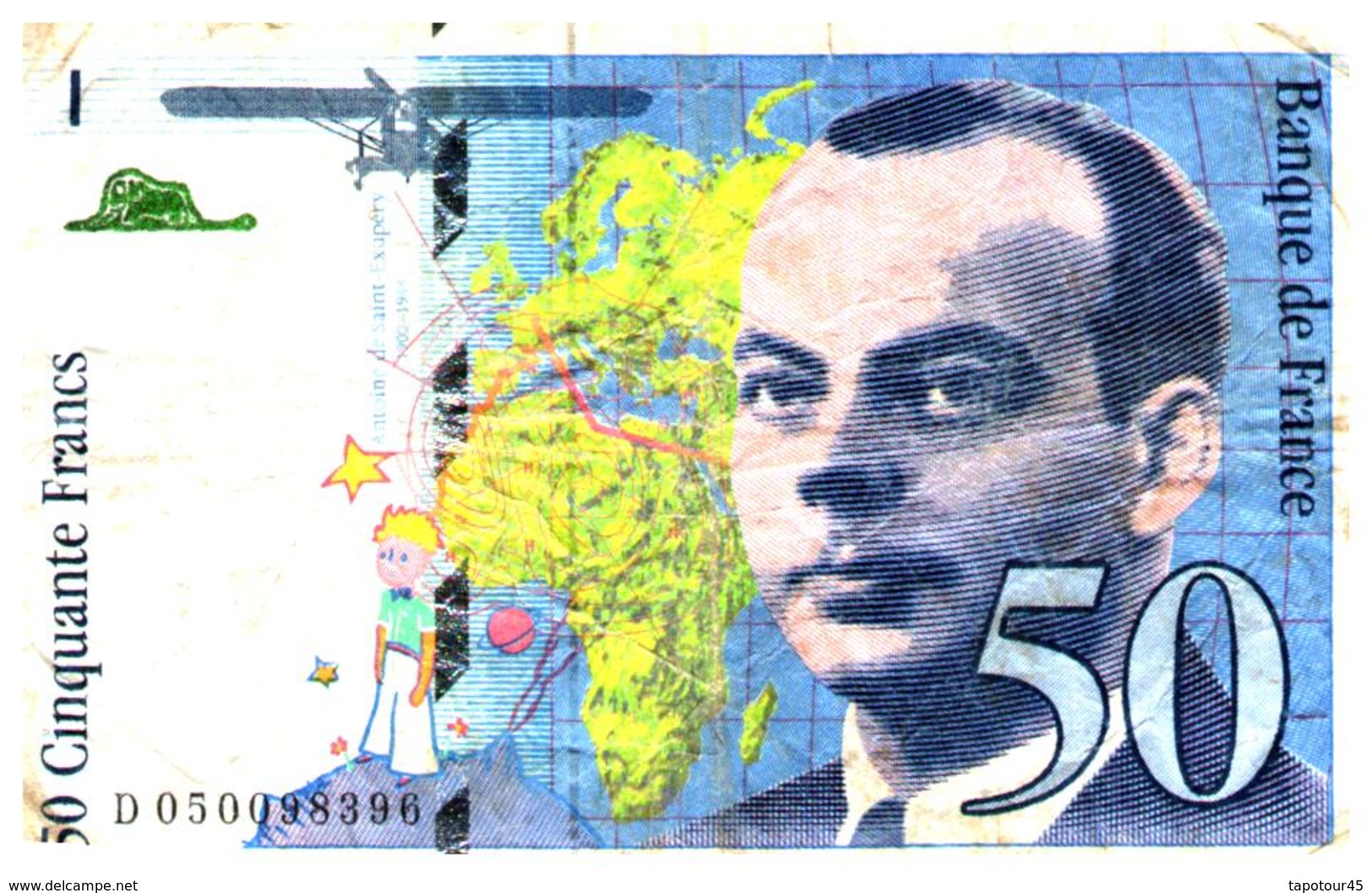 Billets > France >50  Francs 1999 - 50 F 1992-1999 ''St Exupéry''