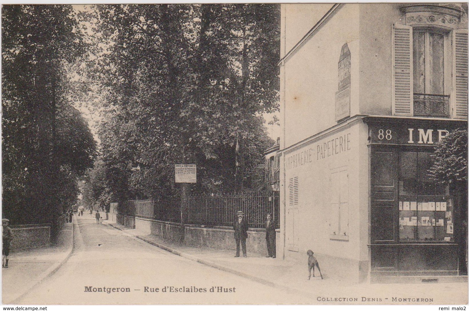 CARTE POSTALE   MONTGERON 91  Rue D'Esclaibes D'Hust - Montgeron