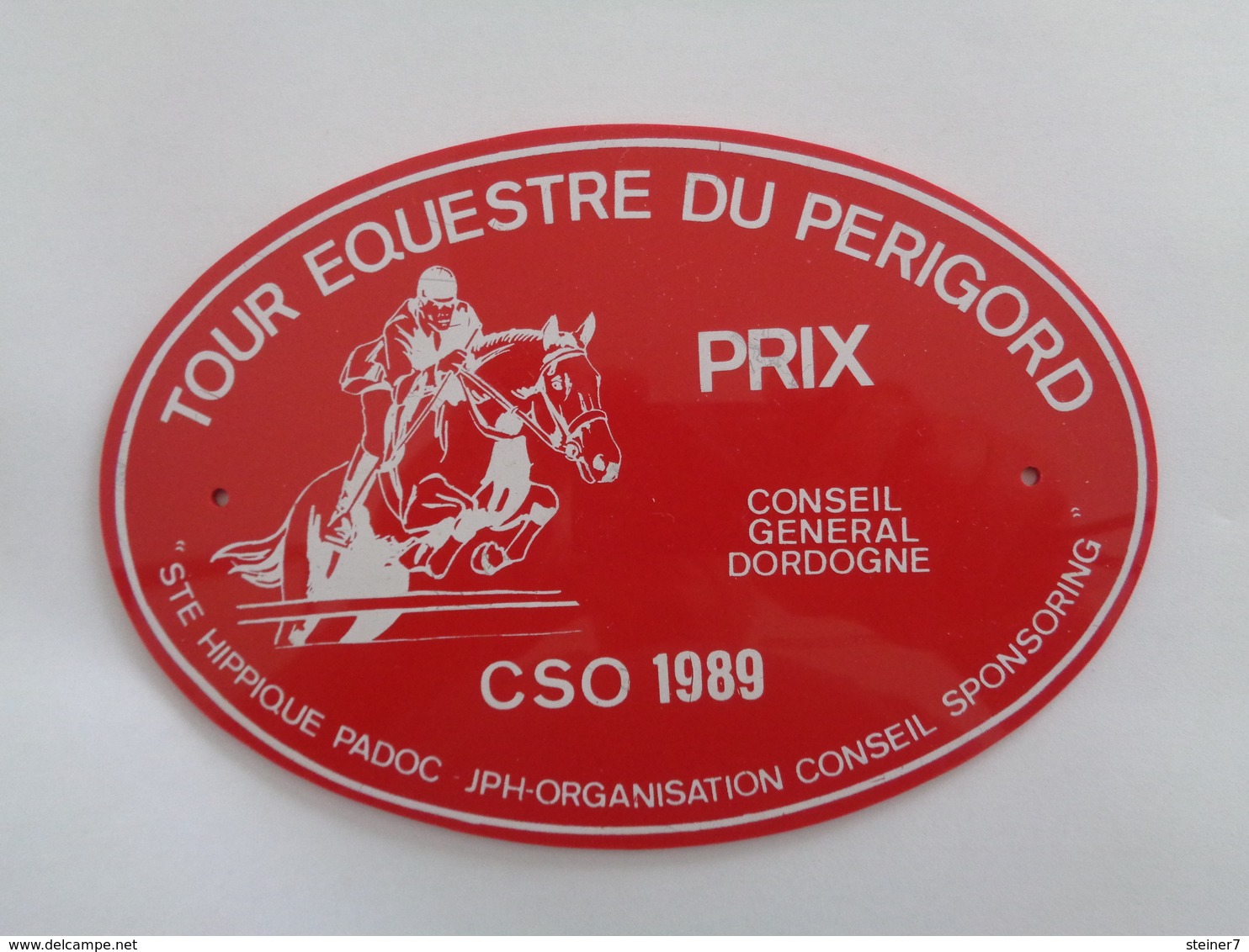 Plaque équestre En PVC Tour équestre Du Périgord - Hipismo