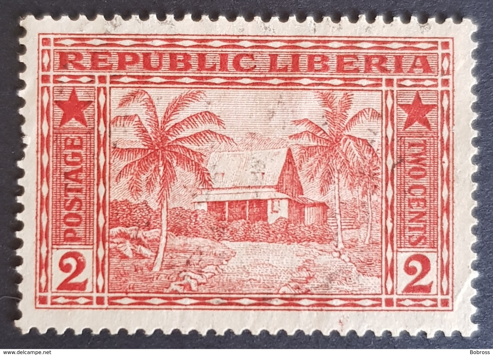 1914, Local Motives, Republic Liberia, *,**, Or Used - Liberia