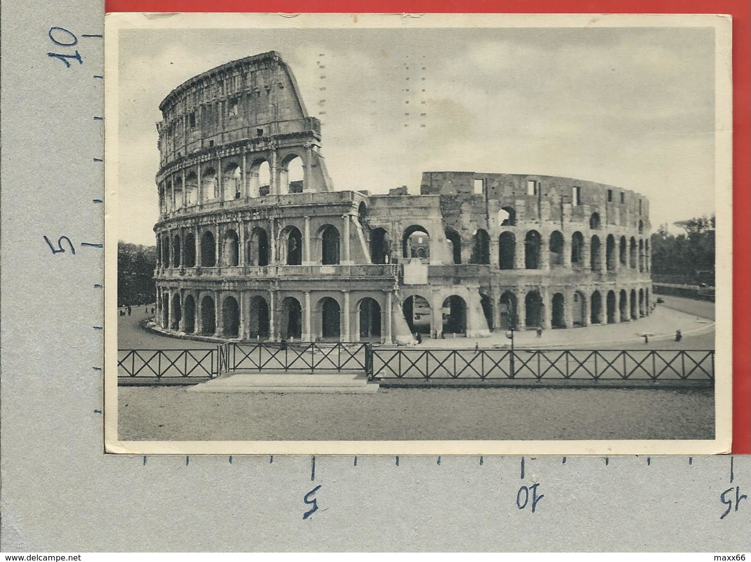 CARTOLINA VG ITALIA - ROMA - Anfiteatro Flavio O Colosseo - 10 X 15 - ANN. 1941 - Colisée