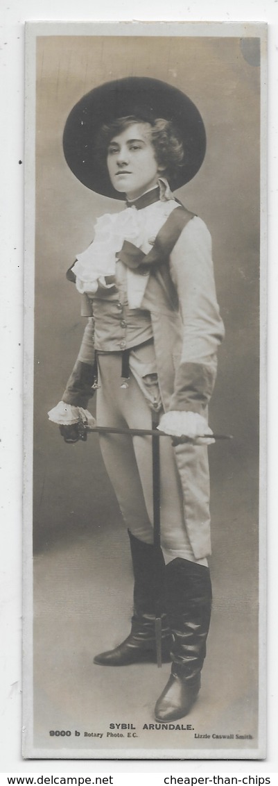 Sybil Arundale - Rotary Photo Bookmark - Theatre