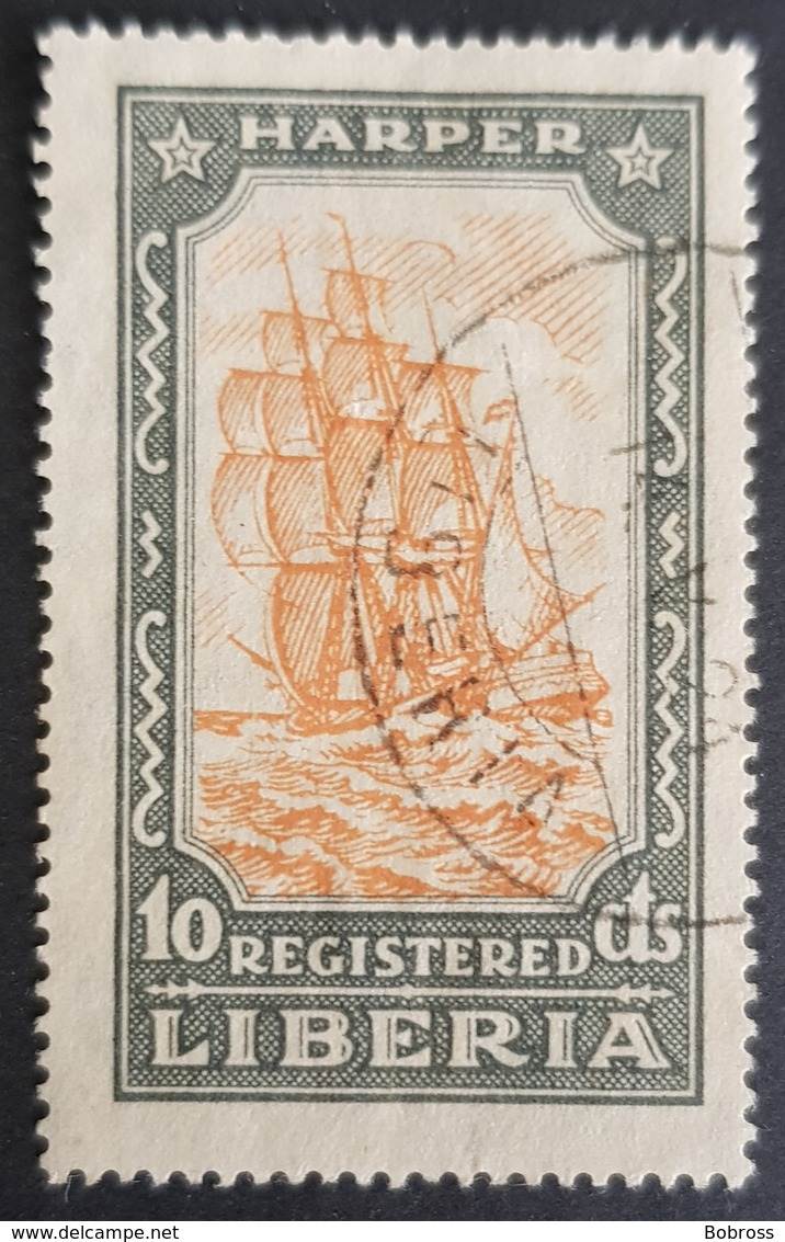 1924, Ships, Republic Liberia, *,**, Or Used - Liberia
