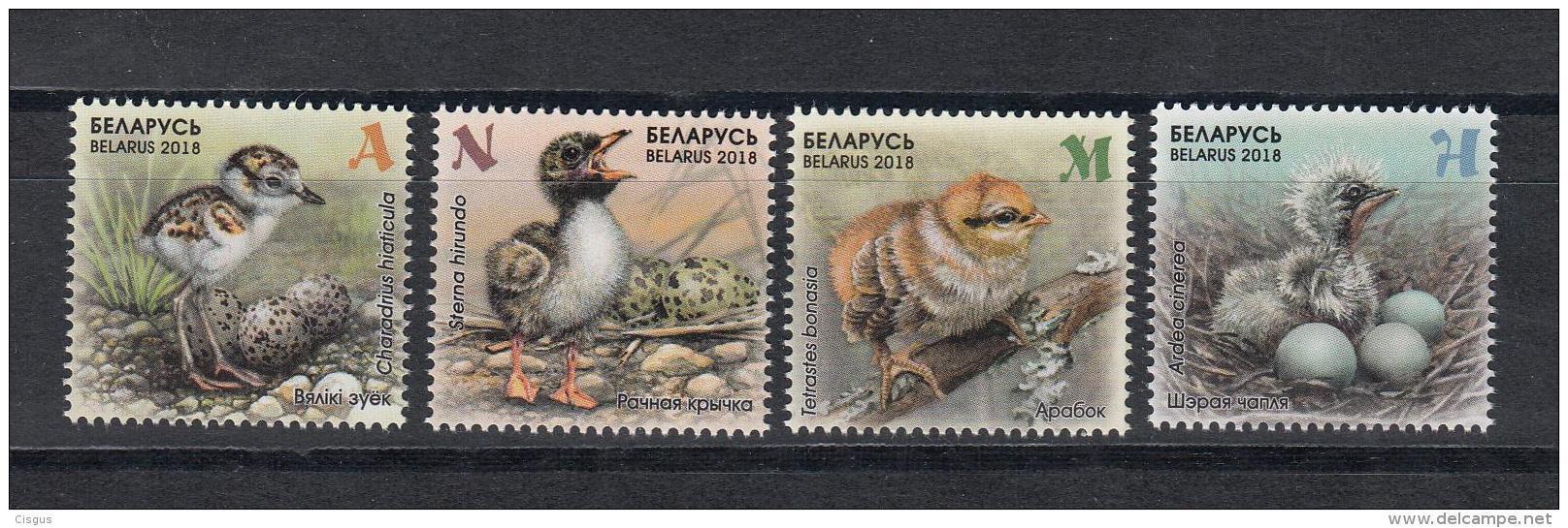 Belarus Weissrussland 2018 MNH** Mi. Nr. 1229-1232 Chicks Kueken - Belarus