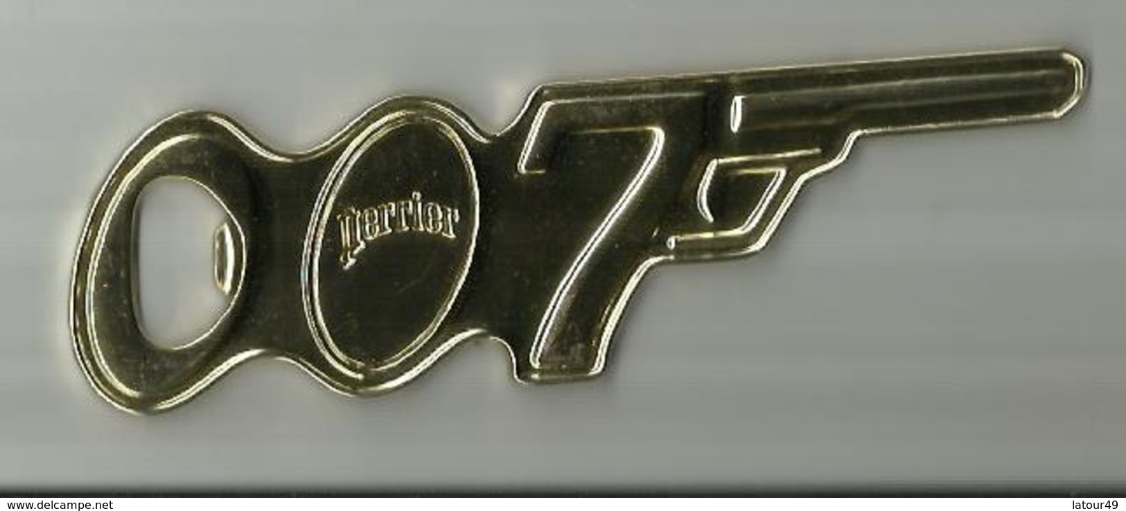 Decapsuleur PERRIER   Pistolet 007 Tres Bon Etat  ..gun Logo Symbol 007. 1962 Danjaq Inc And UAC ALL Rights Reserved - Apri-bottiglie/levacapsule