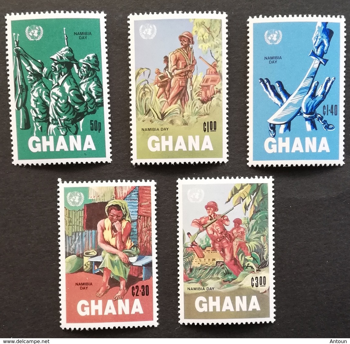 Ghana  1984 Namibia Day M.N.H. - Ghana (1957-...)