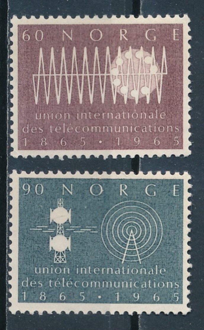 °°° NORWAY - Y&T N°480/81 - 1965 MNH °°° - Nuovi