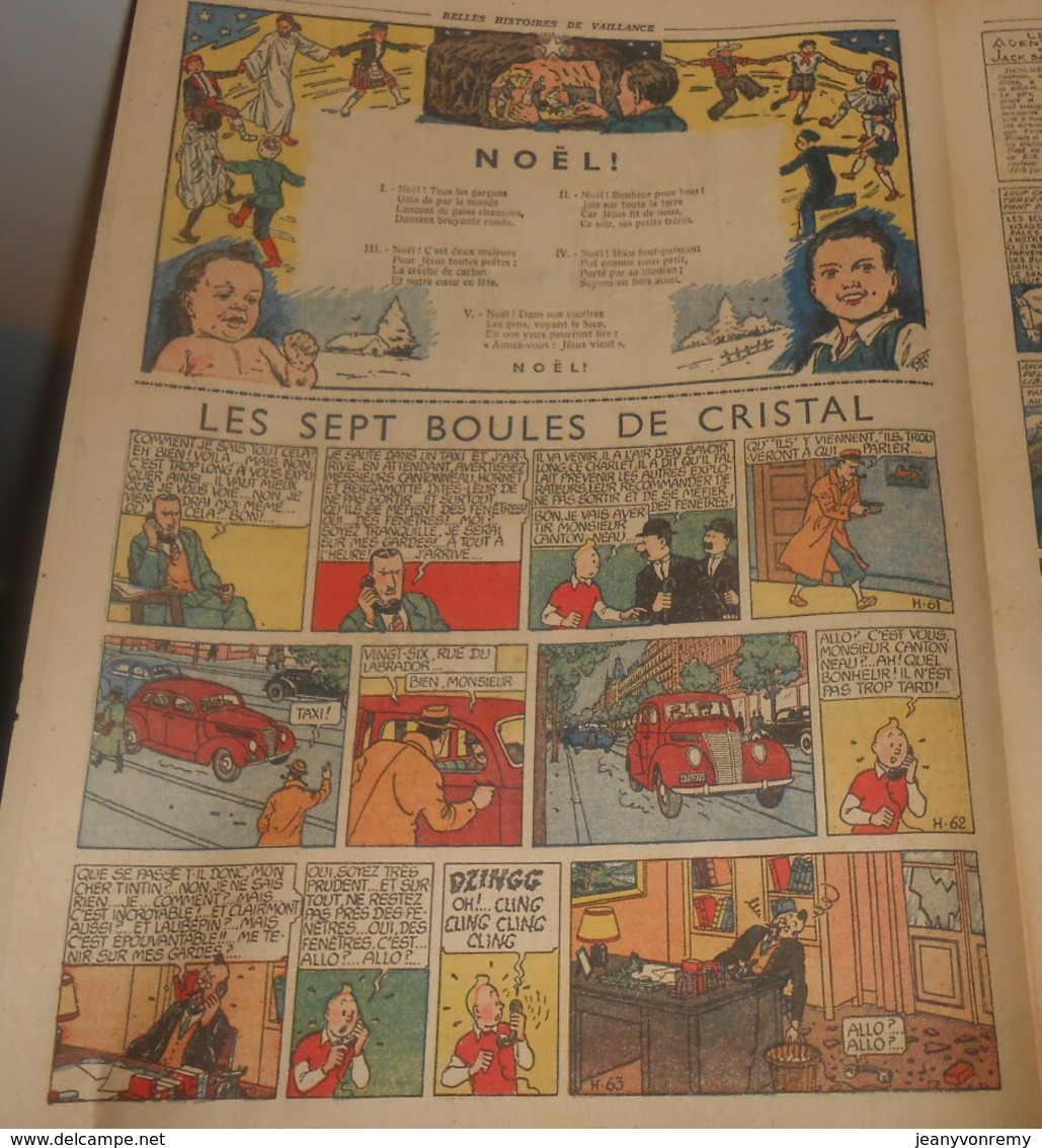 Coeurs Vaillants. N°21. Dimanche 22 Décembre 1946. - Autres & Non Classés