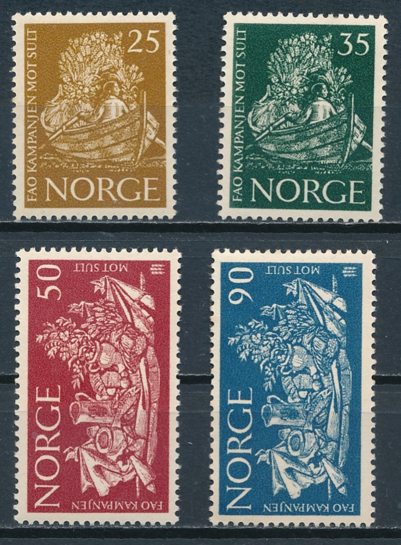 °°° NORWAY - Y&T N°452/55 - 1963 MNH °°° - Nuovi