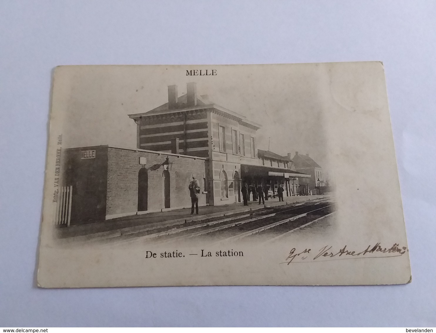 Postkaart  Melle  Statie Station Ca 1910 - Andere & Zonder Classificatie