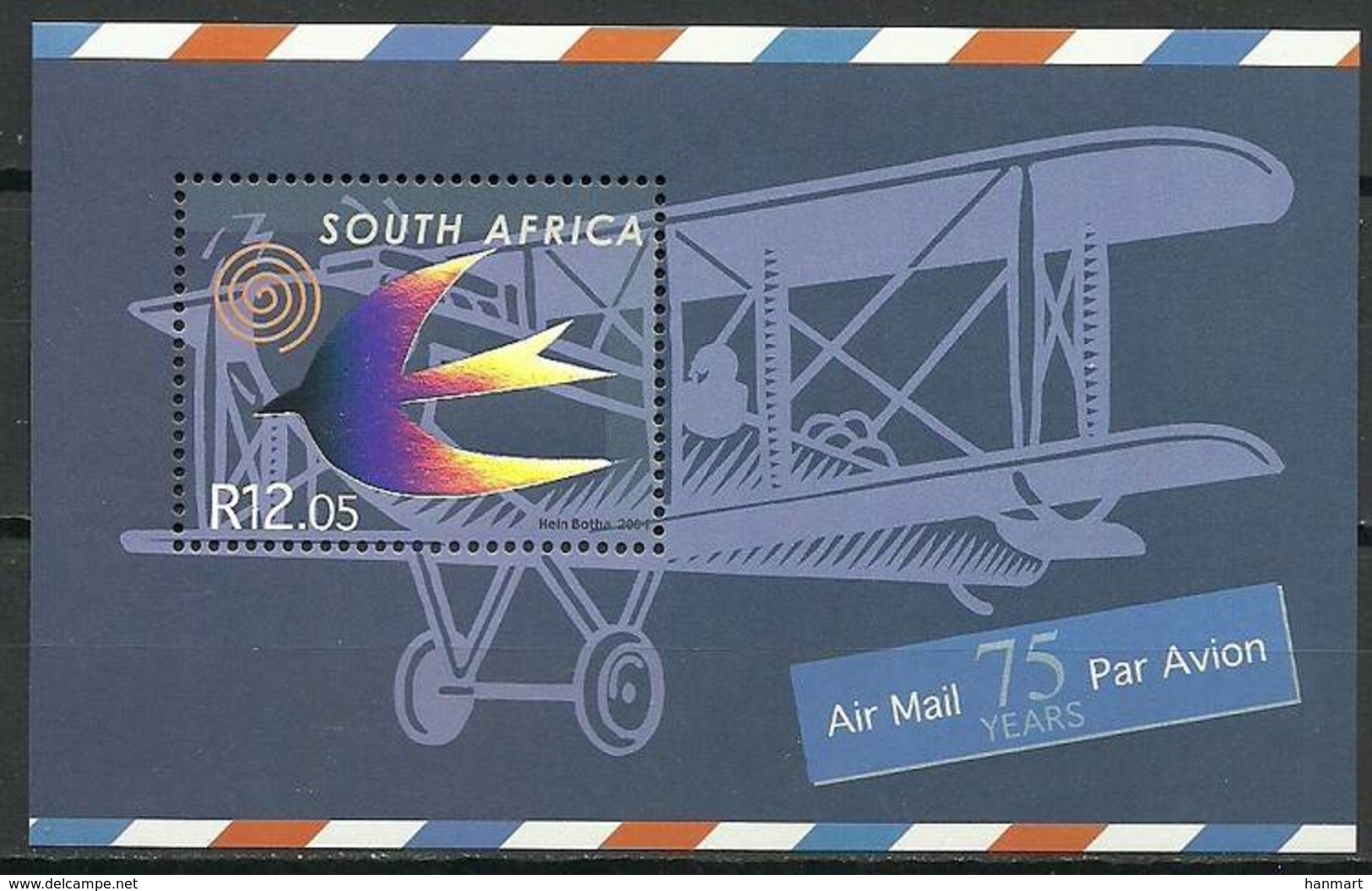 Republic Of South Africa 2004 Mi Bl 102 MNH ( ZS6 SAFbl102dav137 ) - Hologrammes