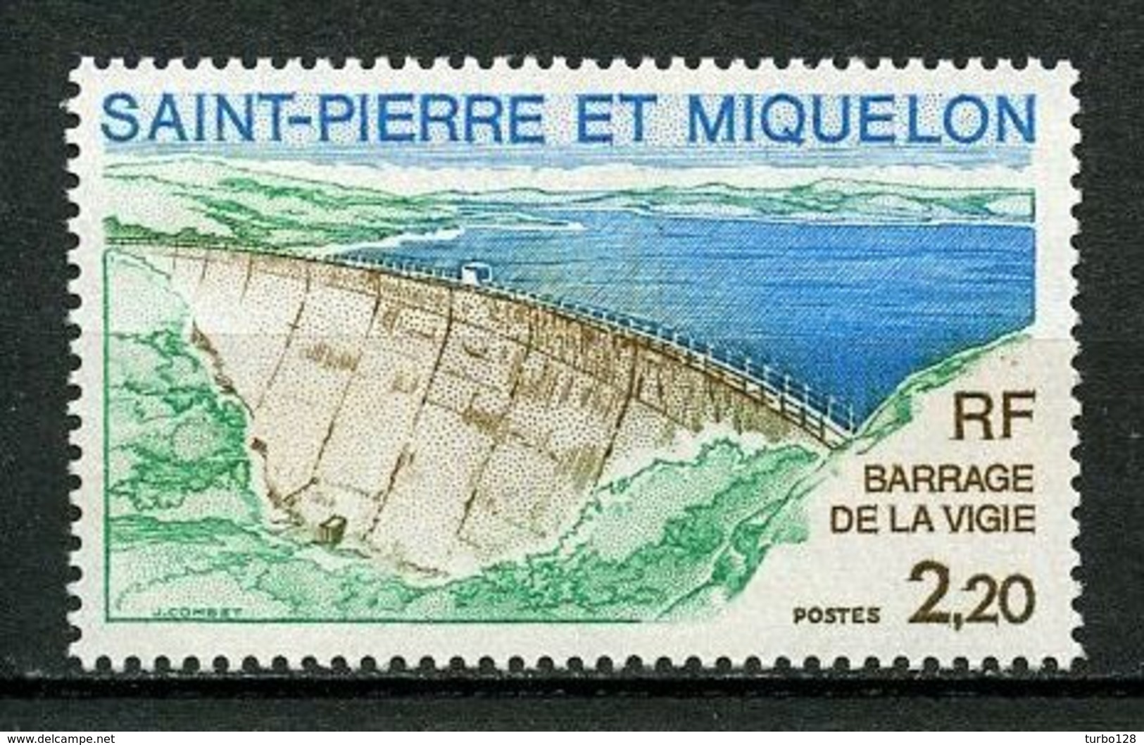 SPM MIQUELON 1976  N° 452 ** MNH Superbe Barrage De La Vigie - Neufs