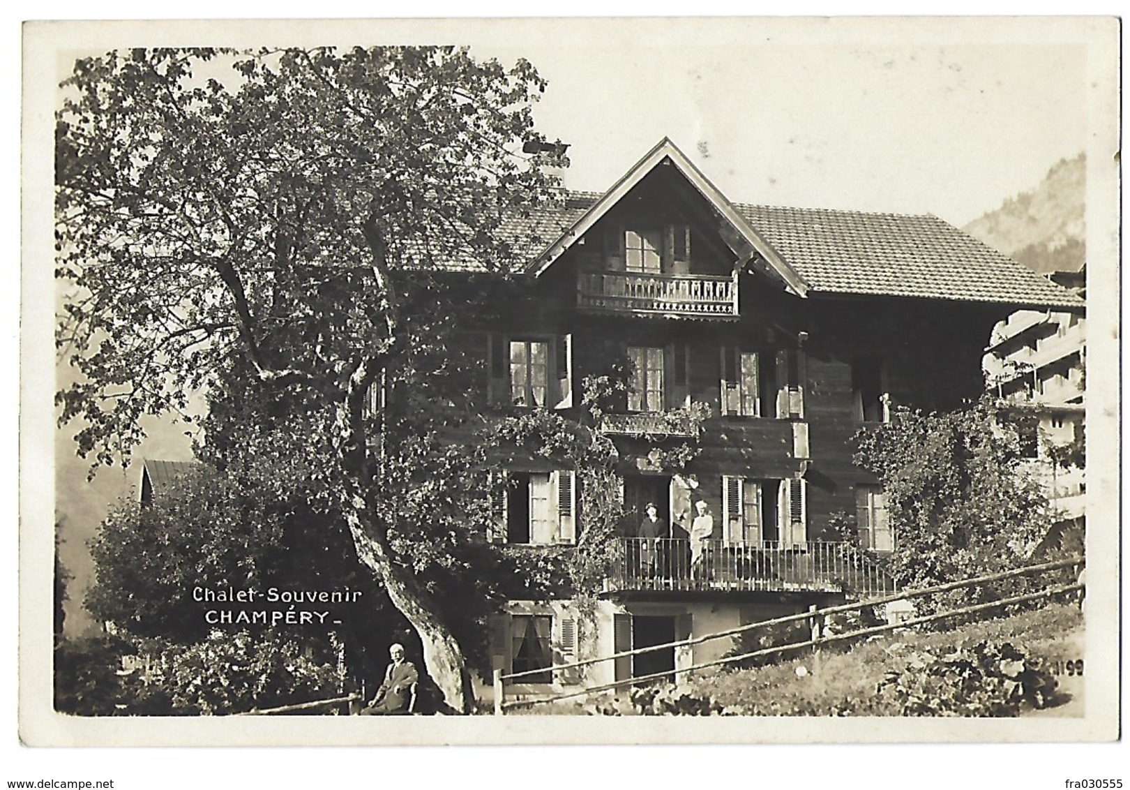 SUISSE - Chalet - Souvenir De CHAMPÉRY - Champéry