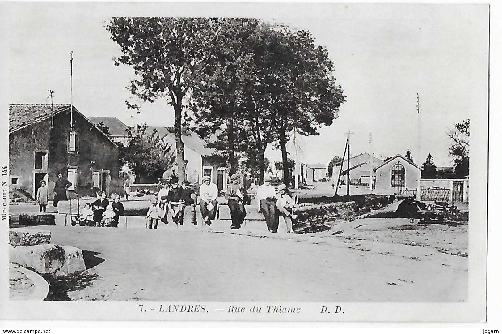 54 - LANDRES - Rue Du Thiame    BA - Autres & Non Classés