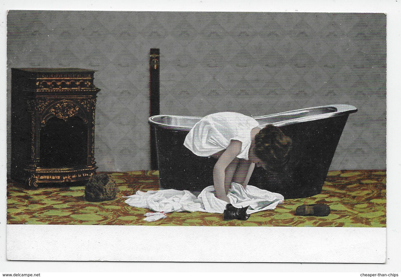 Bath Time - Full Six Card Series - Other & Unclassified