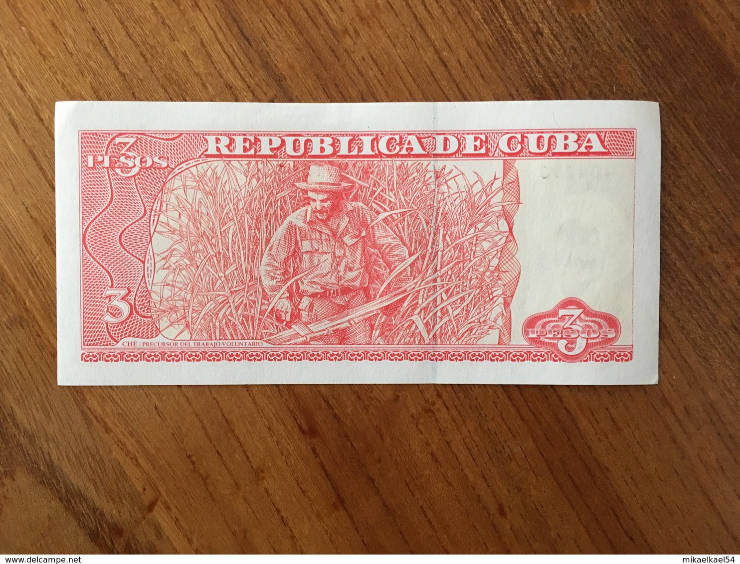 CUBA 3 Pesos Nacionales CUP - P 127 - 2005  - UNC - Cuba