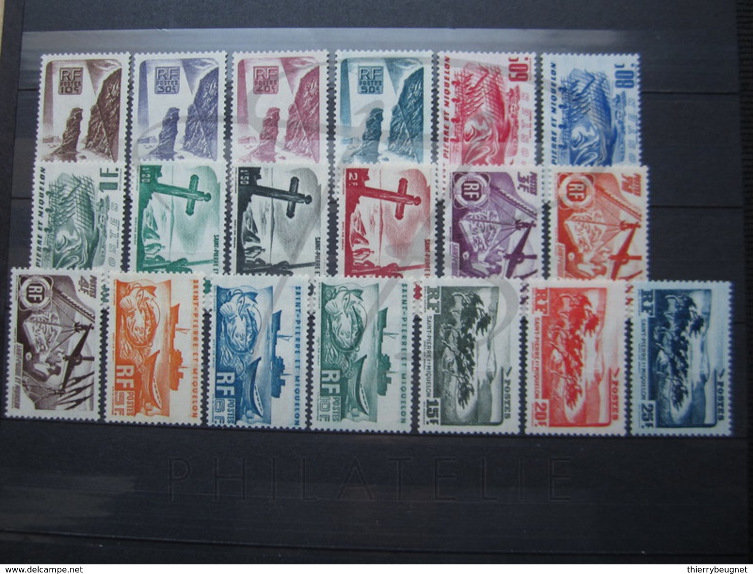 VEND BEAUX TIMBRES DE S.P.M. N° 325 - 343 , (X) !!! - Neufs