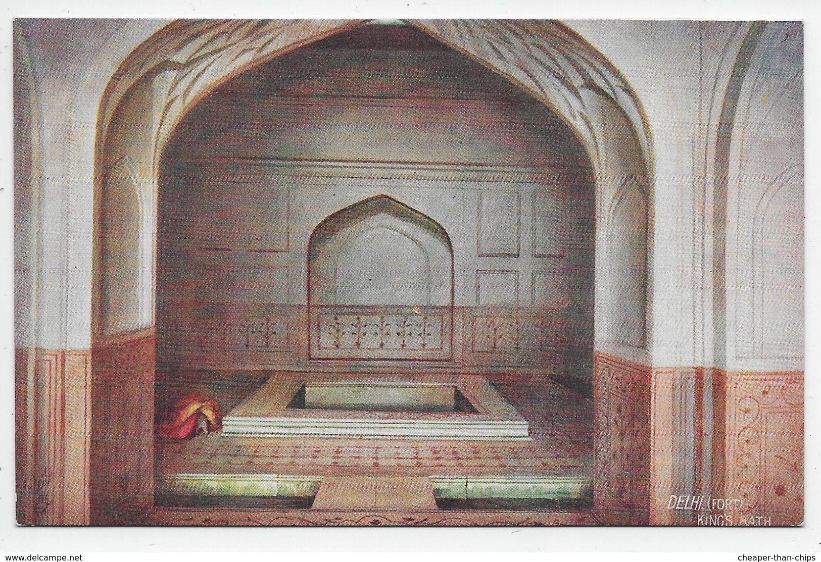 Delhi (Fort) - King's Bath - Tuck Oilette 8983 - India