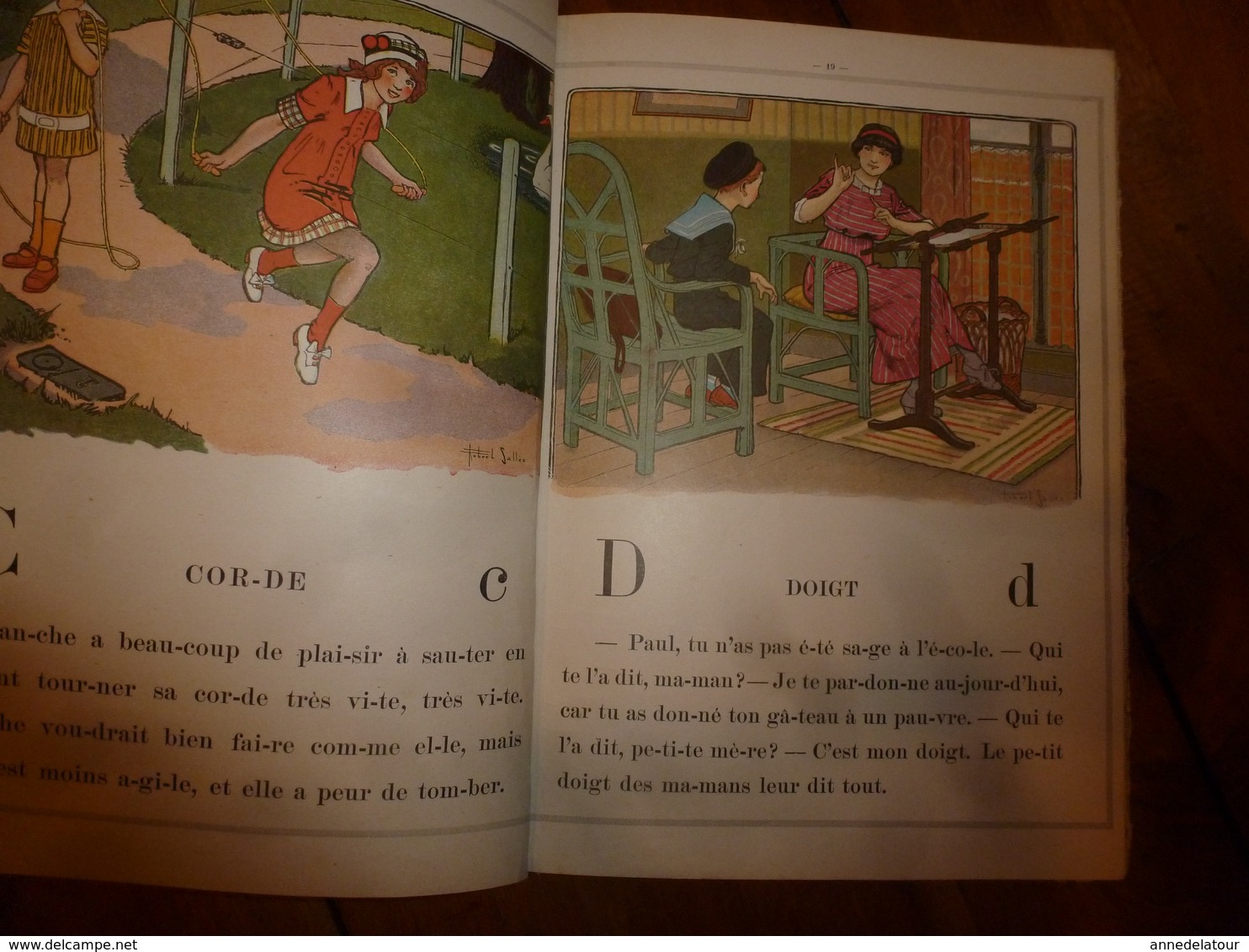 1933 JE SAURAI LIRE -Alphabet Méthodique et Amusant , par un PAPA - Nombreuses gravures , par Robert Sallès